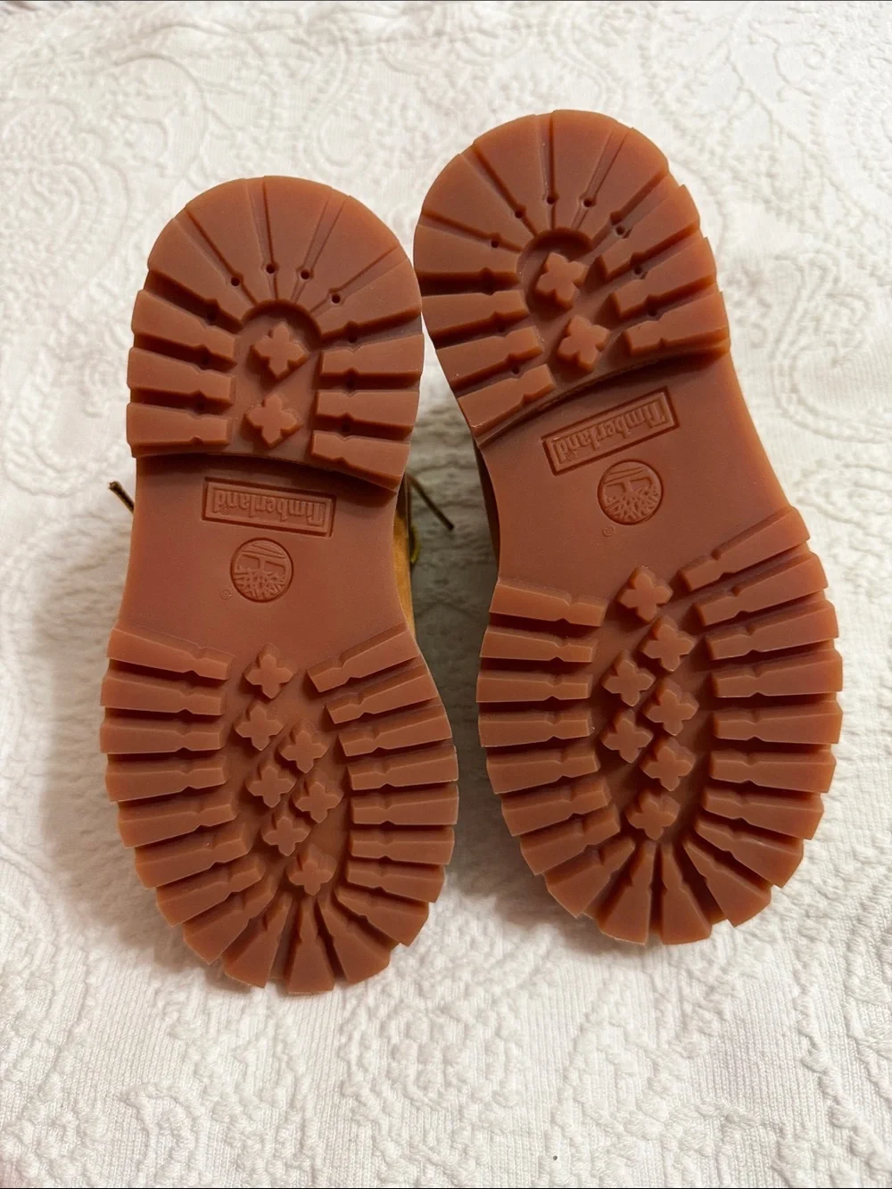 Timberland Boots Kids Size 10 (Toddler) Rust-Brown Lug Sole Lace Up Boot